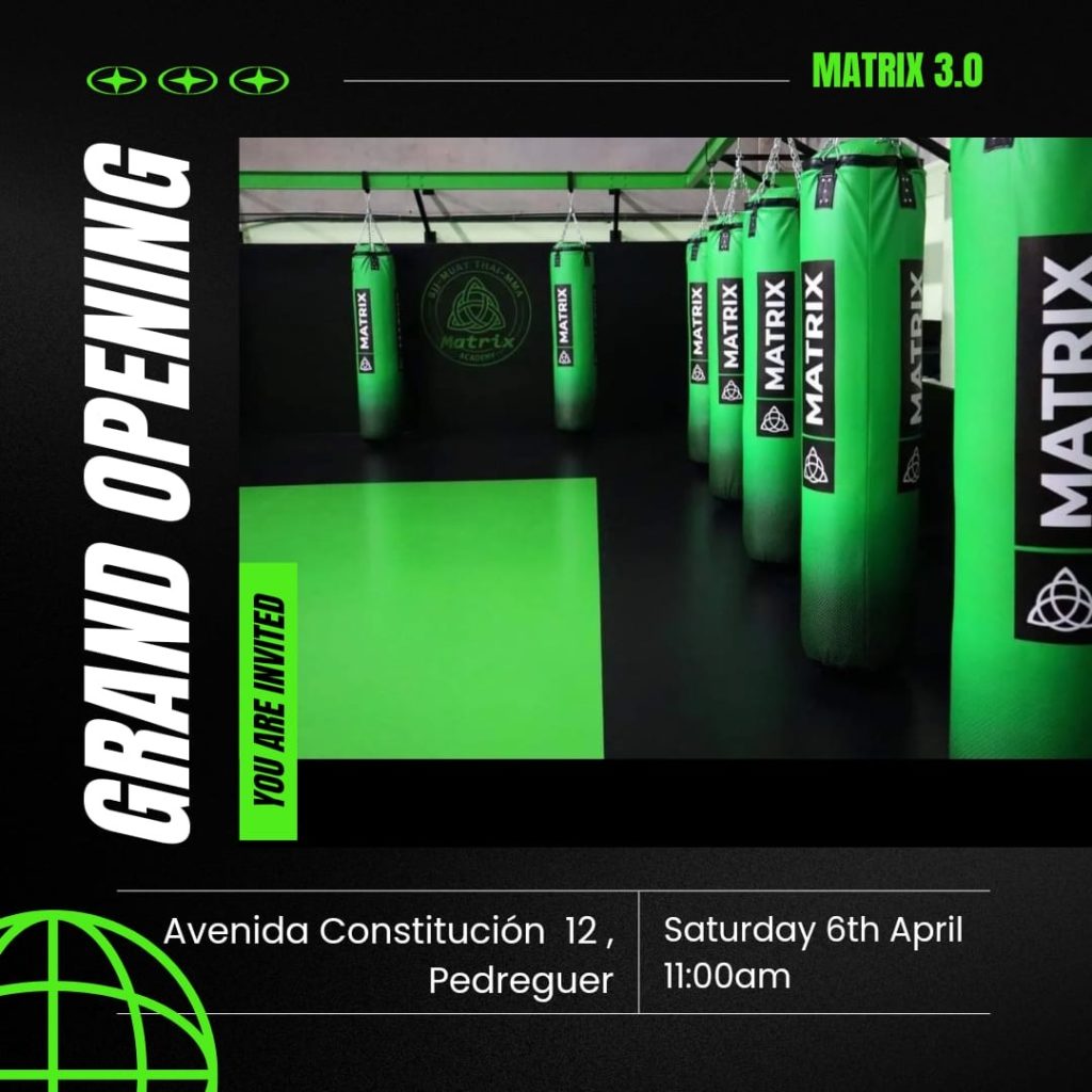Matrix Martial Arts 3.0 grand opening in Pedreguer