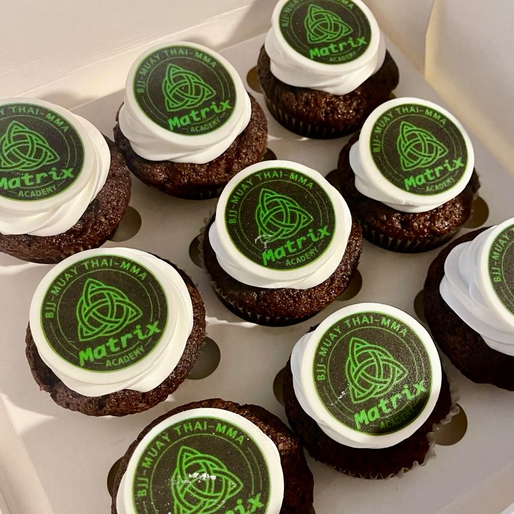 Matrix martial arts cupcakes